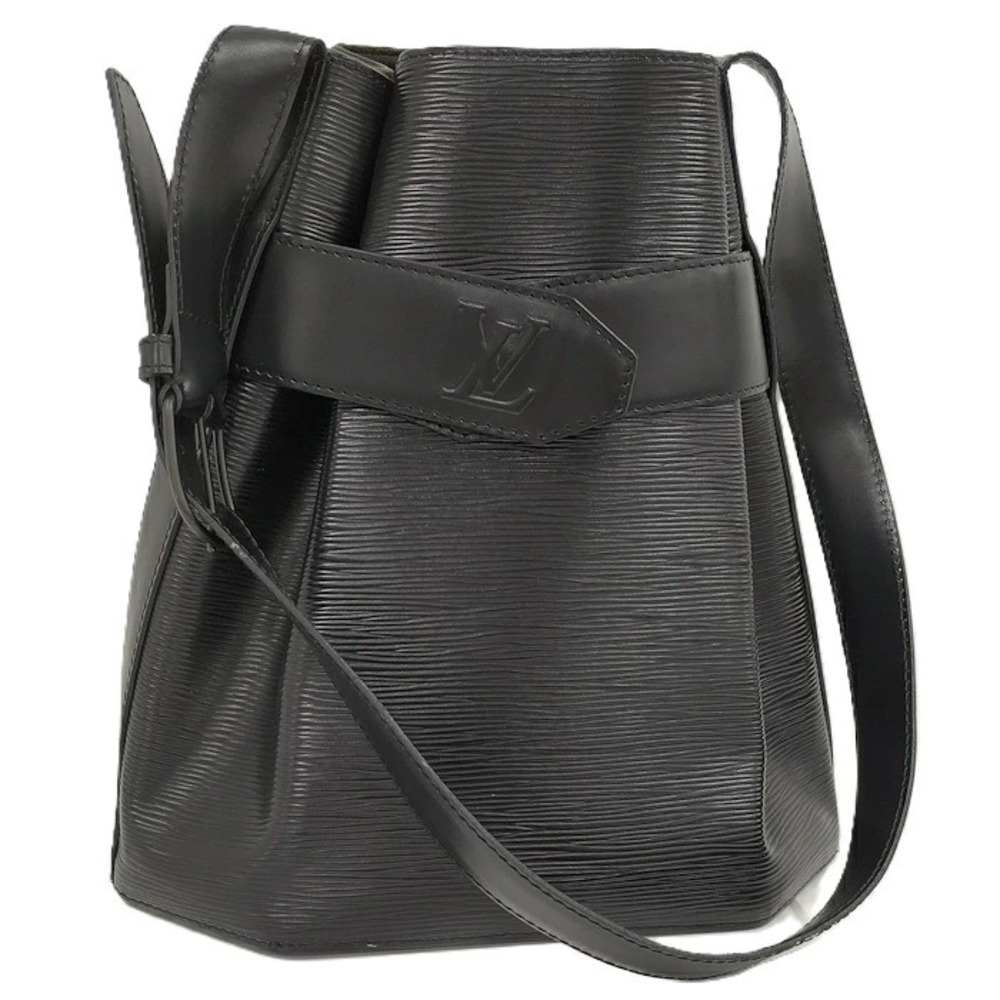 Louis Vuitton Shoulder Bag Sac Depaule Epi Noir Black